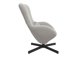 Cadeira ovo Cinzento-claro 63 x 73 x 90 cm tecido