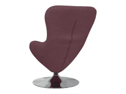 Cadeira ovo Roxo 63 x 73 x 90 cm tecido