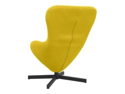 Cadeira Relax | Cadeira ovo Amarelo 63x73x90 cm Veludo SHL946902