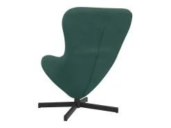 Cadeira Relax | Cadeira ovo Verde-escuro 63x73x90 cm Veludo SHL270031