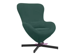Cadeira Relax | Cadeira ovo Verde-escuro 63x73x90 cm Veludo SHL270031