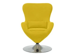 Cadeira Relax | Cadeira ovo Amarelo 63x73x90 cm Veludo SHL165552