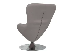Cadeira Relax | Cadeira ovo Cinzento-acastanhado 63x73x90 cm tecido SHL420613