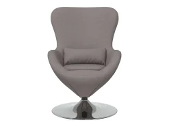 Cadeira Relax | Cadeira ovo Cinzento-acastanhado 63x73x90 cm tecido SHL420613