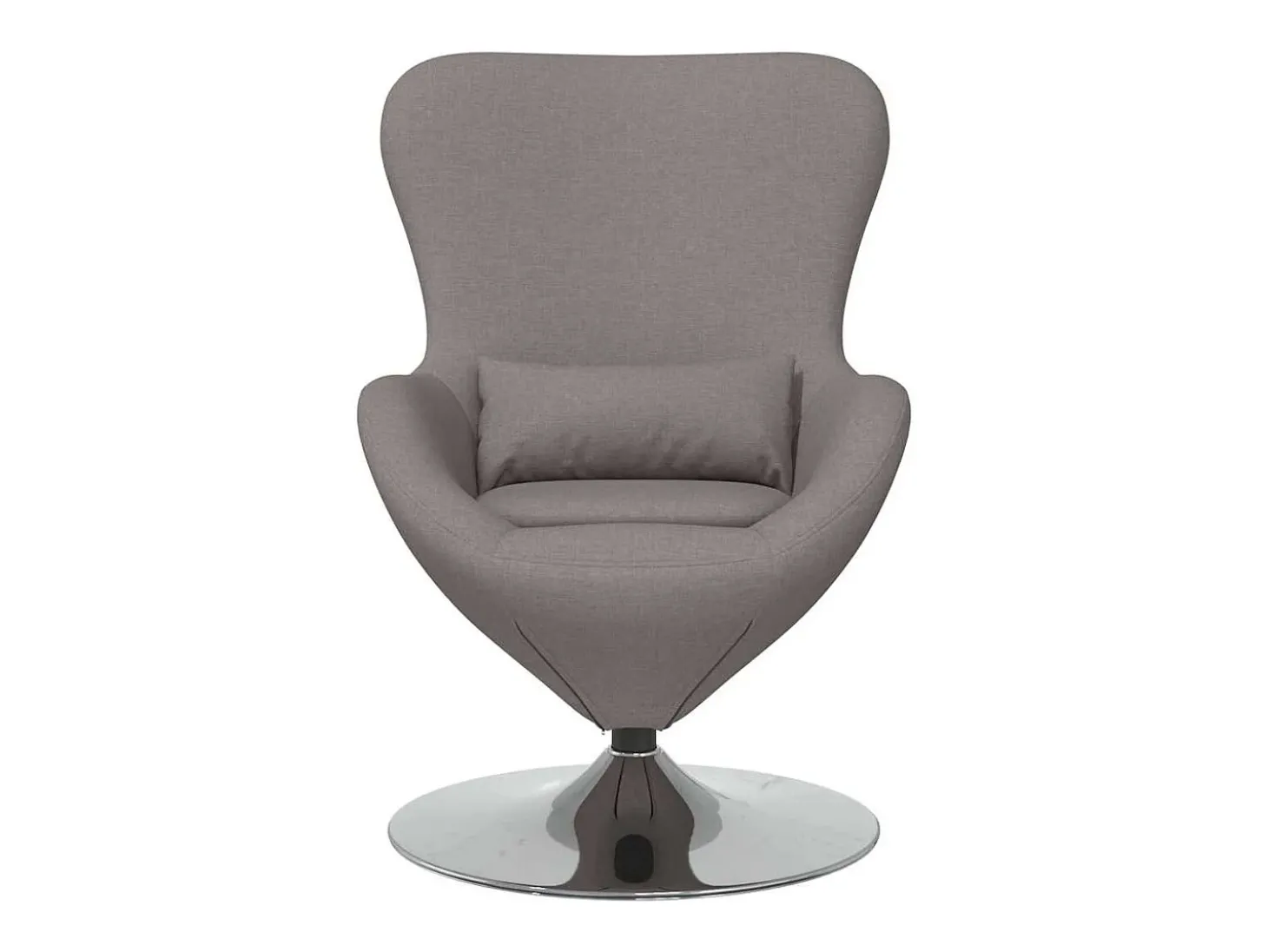 Cadeira Relax | Cadeira ovo Cinzento-acastanhado 63x73x90 cm tecido SHL420613
