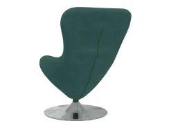 Cadeira Relax | Cadeira ovo Verde-escuro 63x73x90 cm Veludo SHL644063