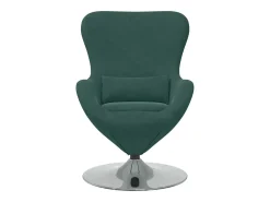Cadeira Relax | Cadeira ovo Verde-escuro 63x73x90 cm Veludo SHL644063
