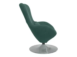 Cadeira Relax | Cadeira ovo Verde-escuro 63x73x90 cm Veludo SHL644063