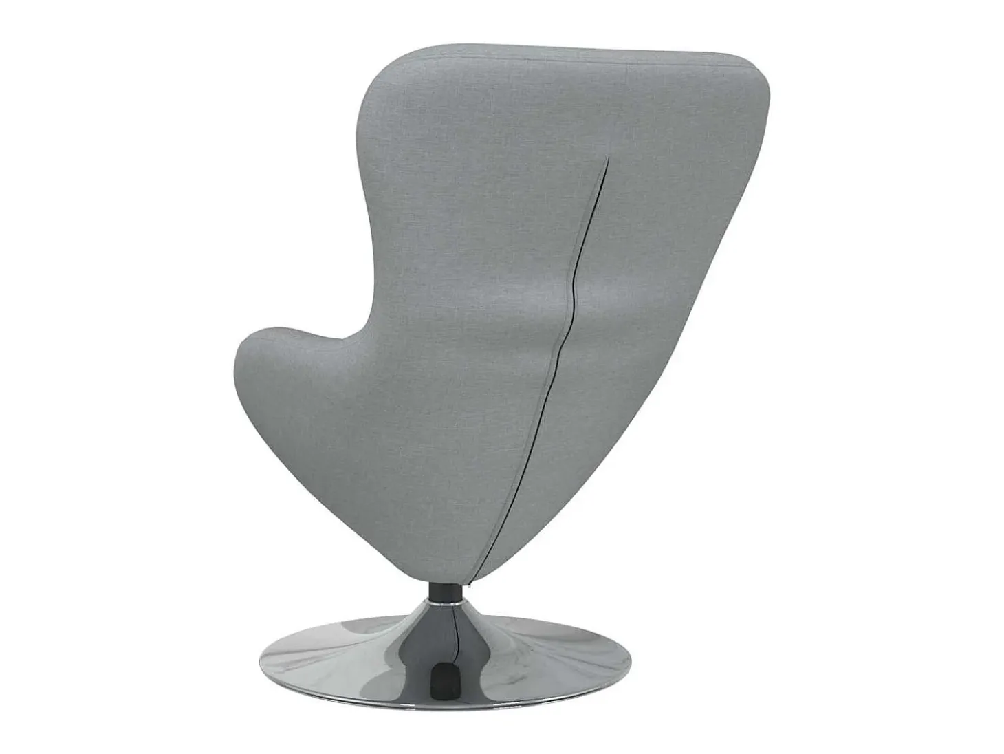 Cadeira Relax | Cadeira ovo Cinzento-claro 63x73x90 cm tecido SHL651963