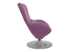 Cadeira Relax | Cadeira ovo Roxo 63x73x90 cm Veludo SHL505194