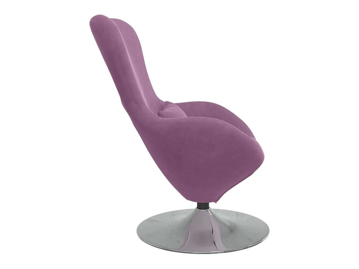 Cadeira Relax | Cadeira ovo Roxo 63x73x90 cm Veludo SHL505194
