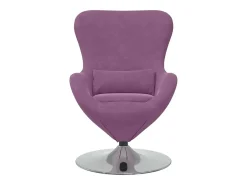 Cadeira Relax | Cadeira ovo Roxo 63x73x90 cm Veludo SHL505194