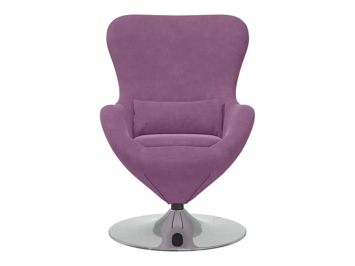Cadeira Relax | Cadeira ovo Roxo 63x73x90 cm Veludo SHL505194