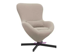 Cadeira Relax | Cadeira ovo Cinzento-claro 63x73x90 cm SHL342391
