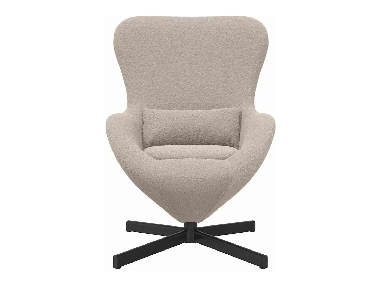 Cadeira Relax | Cadeira ovo Cinzento-claro 63x73x90 cm SHL342391