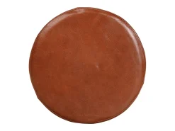 Cadeiras bar 2 pcs madeira maciça de acácia + couro genuíno