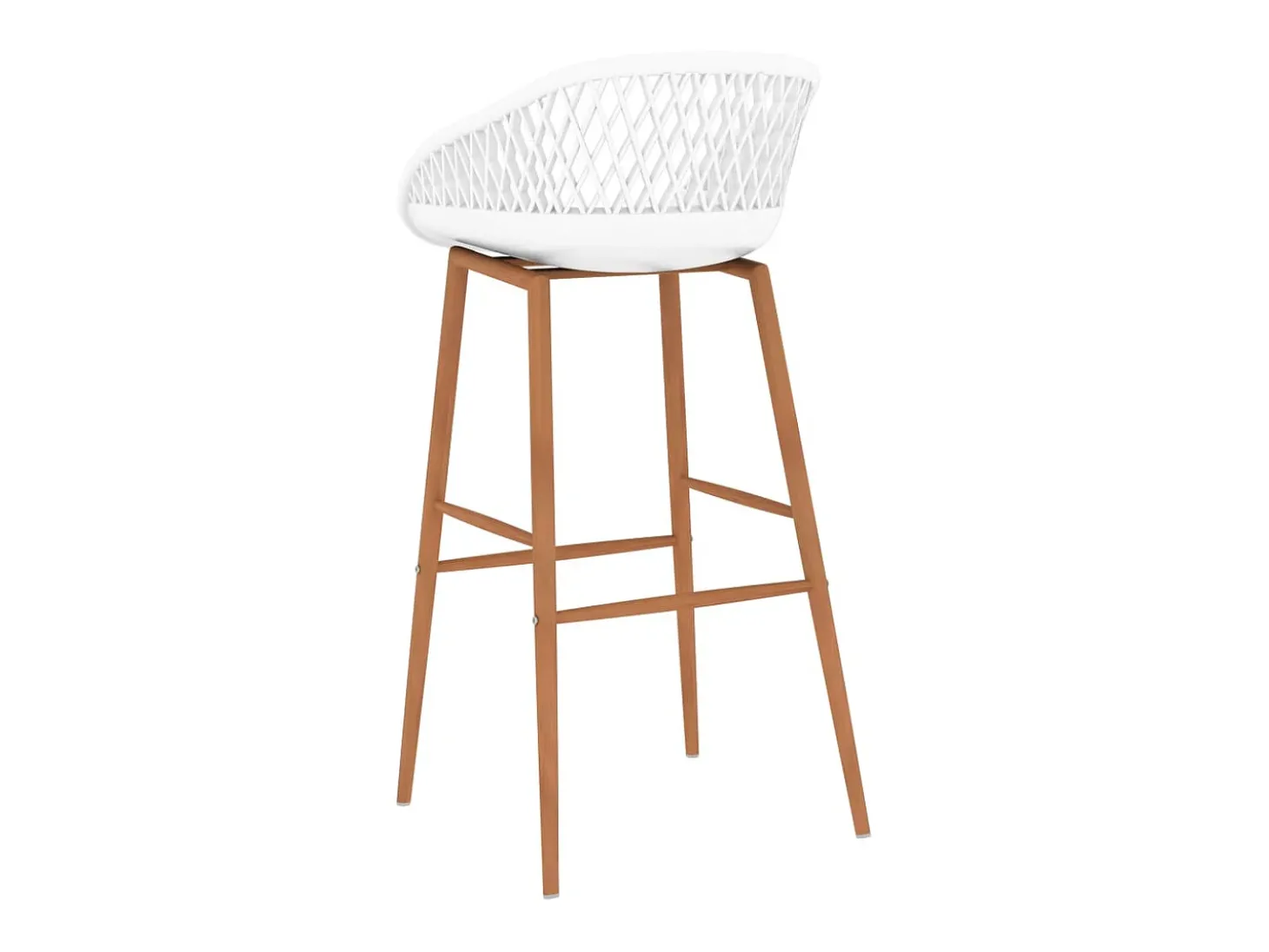 Cadeiras de bar 2 pcs branco PT338202