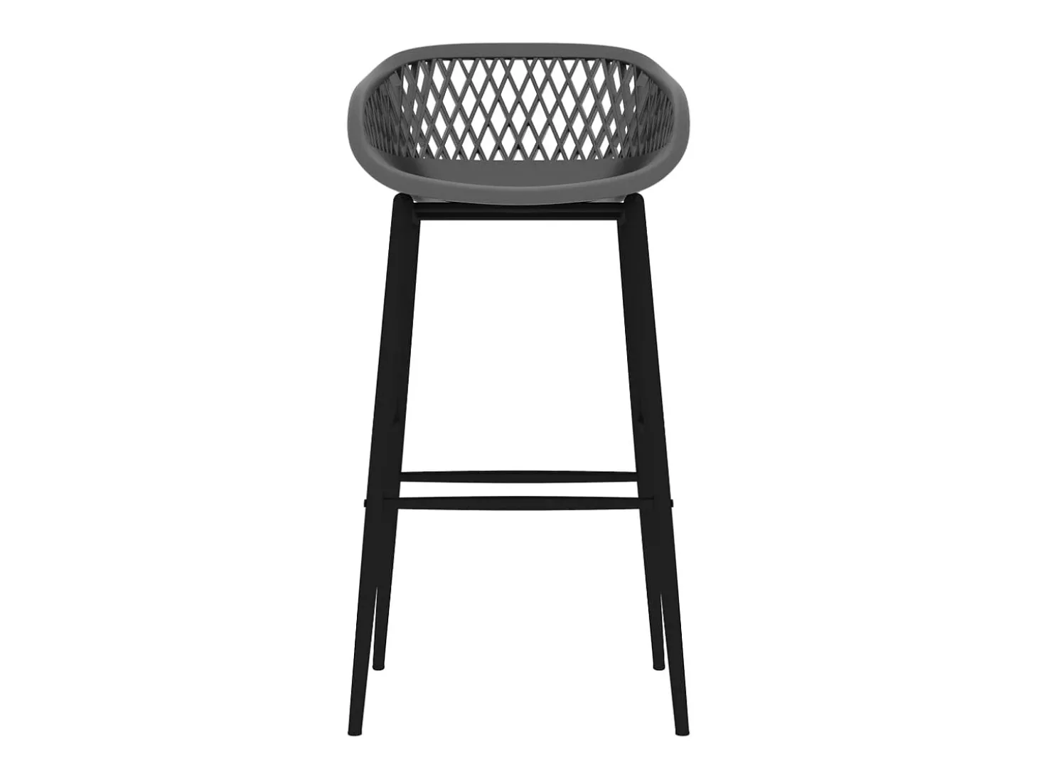 Cadeiras de bar 4 pcs cinzento PT661451