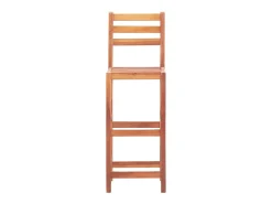 Cadeiras de bar 4 pcs madeira de acácia maciça PT989082