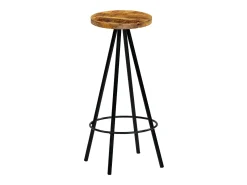 Cadeiras de bar 4 pcs madeira de mangueira maciça PT602651