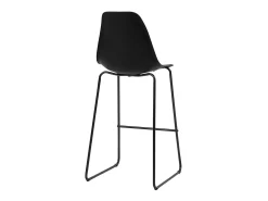 Cadeiras de bar 2 pcs plástico preto PT959167