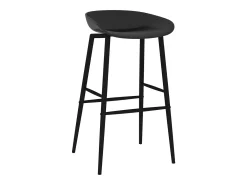 Cadeiras de bar 4 pcs preto
