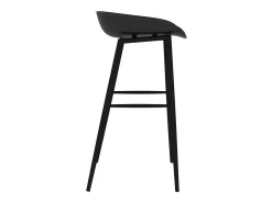 Cadeiras de bar 4 pcs preto