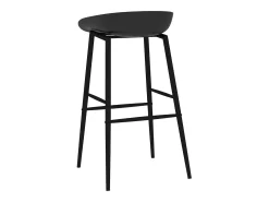 Cadeiras de bar 4 pcs preto