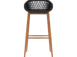 Cadeiras de bar 4 pcs preto PT315336