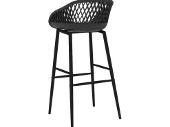 Cadeiras de bar 2 pcs preto PT201400