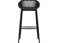 Cadeiras de bar 2 pcs preto PT201400