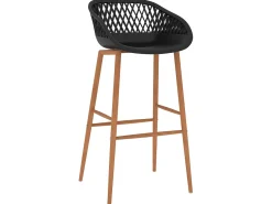 Cadeiras de bar 2 pcs preto PT188192