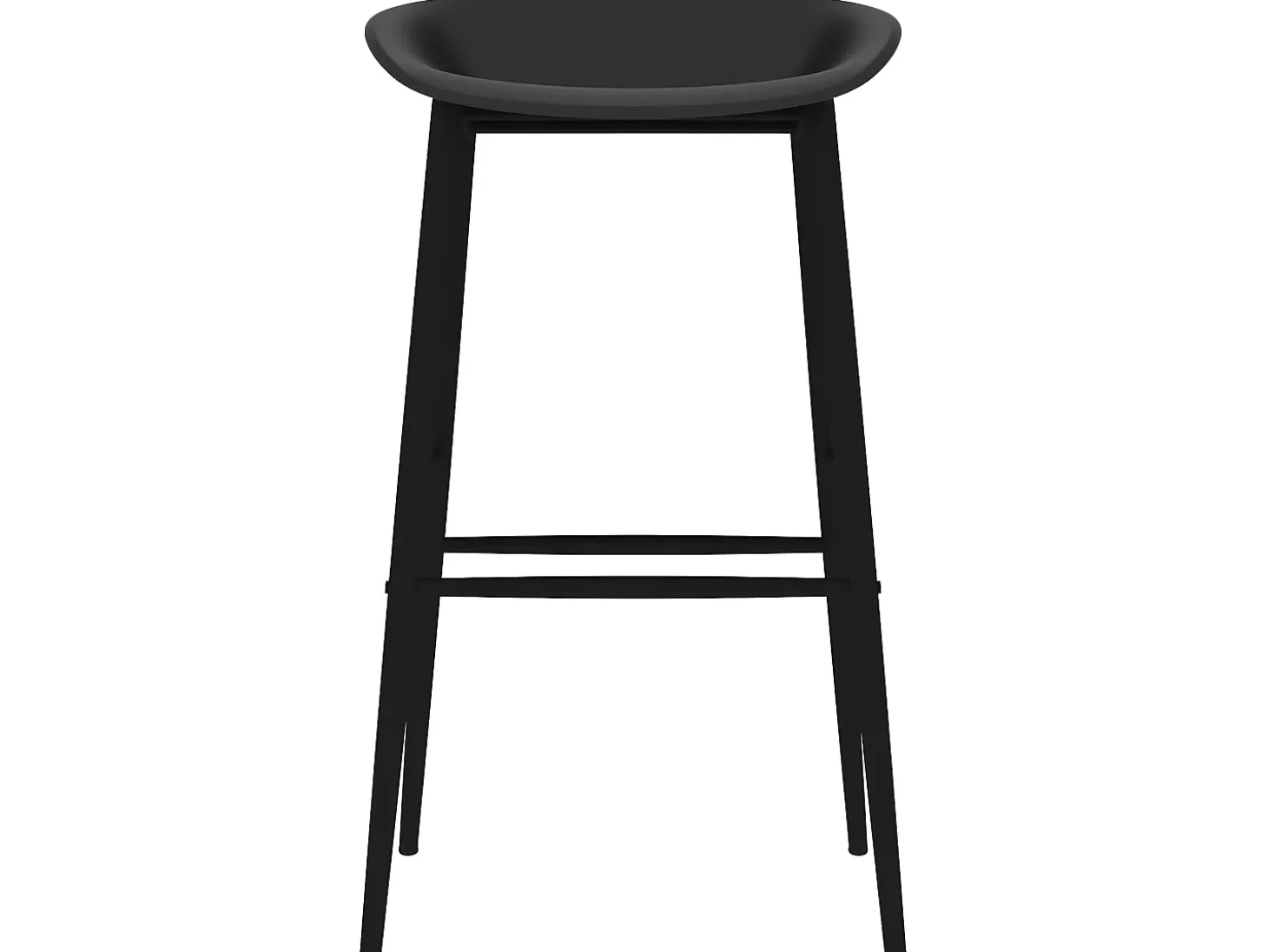 Cadeiras de bar 2 pcs preto PT491321