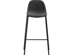 Cadeiras de bar 4 pcs tecido cinzento-escuro PT754944