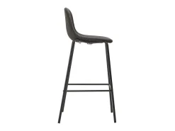 Cadeiras de bar 4 pcs tecido cinzento-escuro PT754944