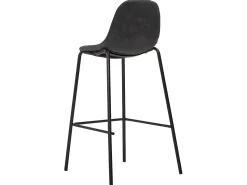 Cadeiras de bar 4 pcs tecido cinzento-escuro PT754944