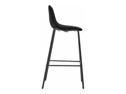 Cadeiras de bar 4 pcs tecido preto PT919925