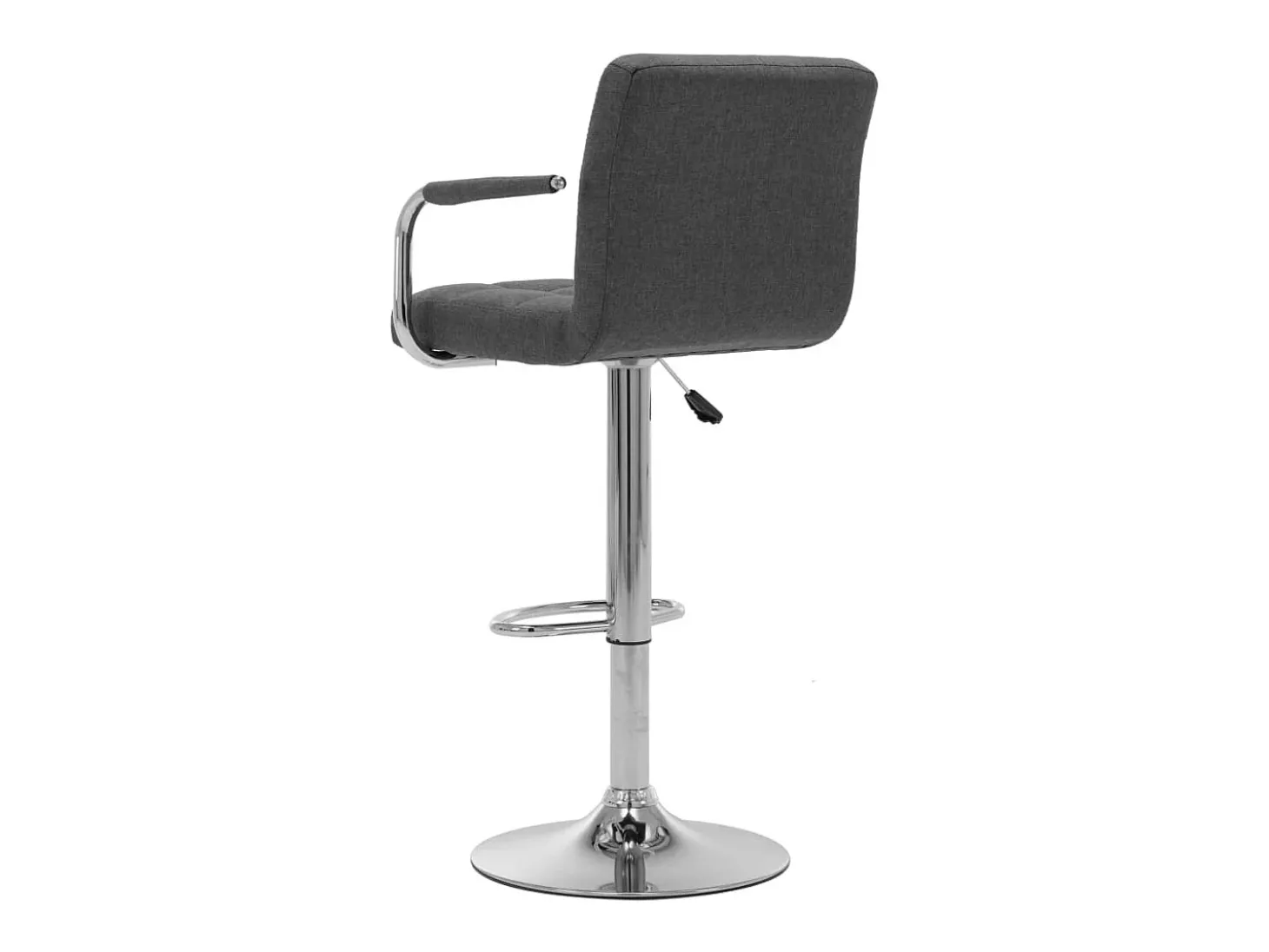 Cadeiras de bar 2 pcs tecido cinzento-escuro PT286990
