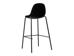 Cadeiras de bar 2 pcs tecido preto PT504699