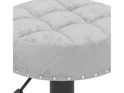 Cadeiras de bar 2 pcs veludo cinzento