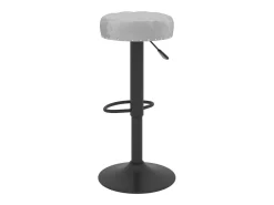 Cadeiras de bar 2 pcs veludo cinzento