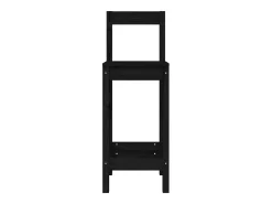 Cadeiras de bar 2 pcs 40x41,5x112 cm pinho maciço preto PT425444
