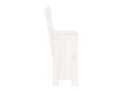Cadeiras de bar 2 pcs 40x48,5x115,5 cm pinho maciço branco PT402793