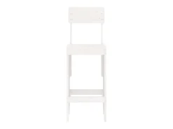Cadeiras de bar 2 pcs 40x48,5x115,5 cm pinho maciço branco PT402793
