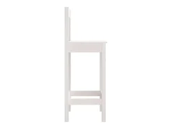 Cadeiras de bar 2 pcs 40x41,5x112 cm pinho maciço branco PT511123