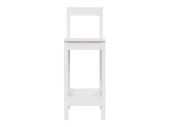 Cadeiras de bar 2 pcs 40x41,5x112 cm pinho maciço branco PT511123