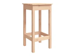 Cadeiras de bar 2 pcs 40x40x78 cm madeira de pinho maciça PT495323