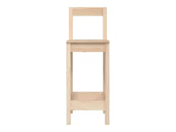 Cadeiras de bar 2 pcs 40x41,5x112 cm pinho maciço PT922410
