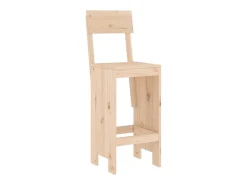 Cadeiras de bar 2 pcs 40x48,5x115,5 cm madeira de pinho maciça PT556342