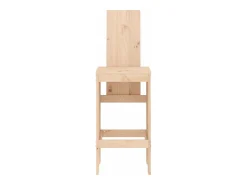 Cadeiras de bar 2 pcs 40x42x120 cm madeira de pinho maciça PT605648